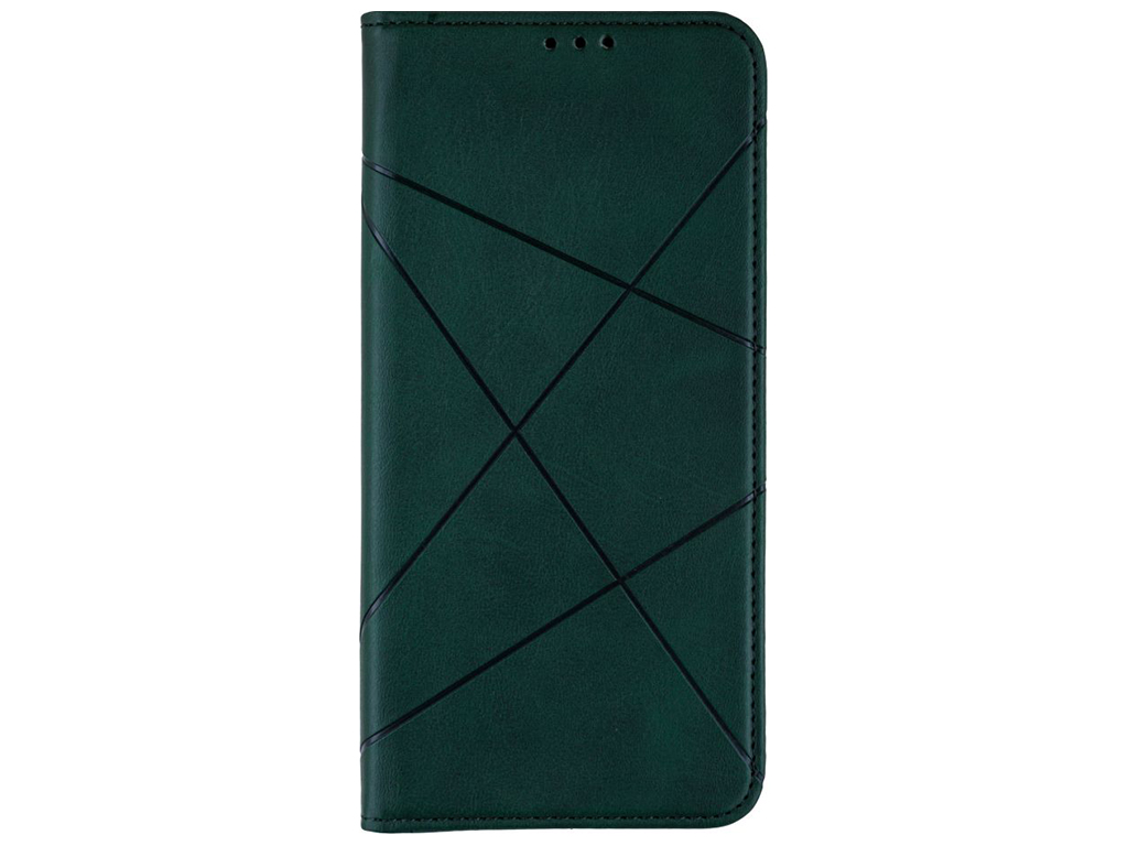 Чехол-книжка Business Leather для Samsung Galaxy A02s Eur Ver Цвет Зелёный
