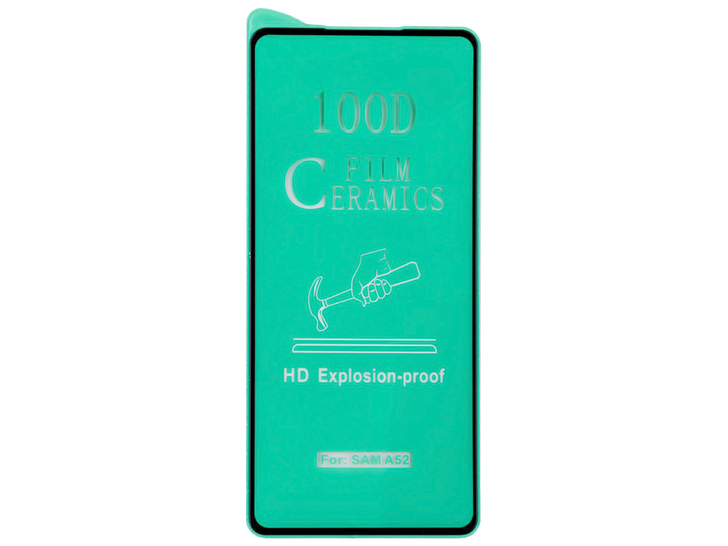 Защитное стекло Film Ceramic for Samsung A52 4G без упаковки Цвет Чёрный