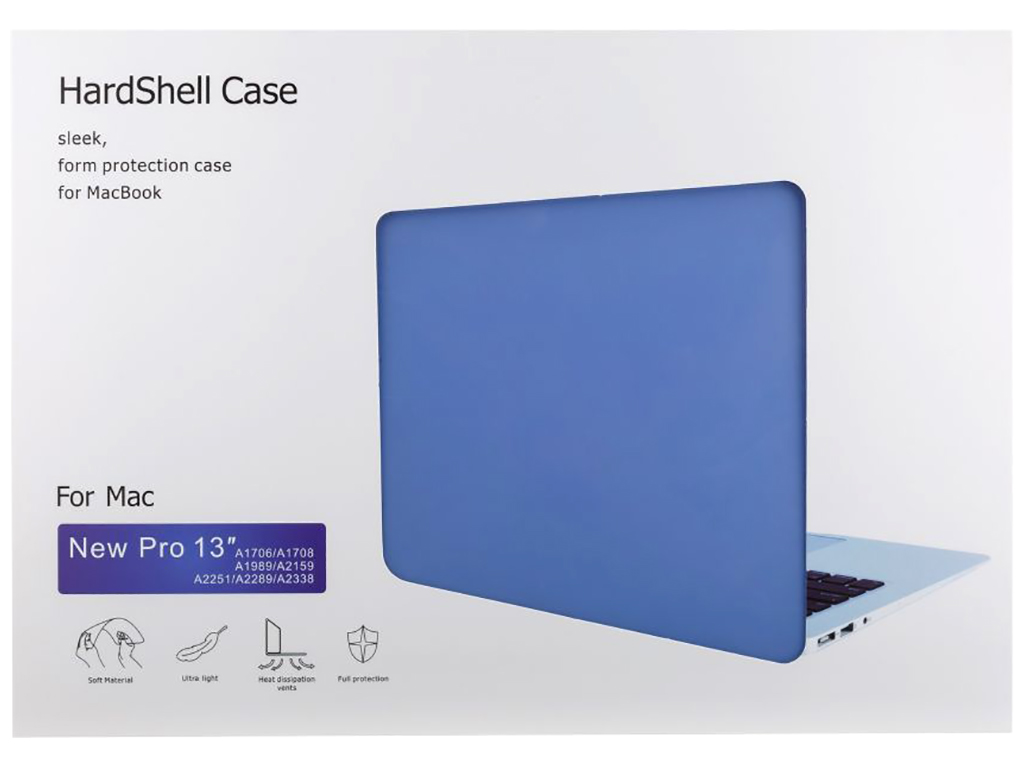 Чехол HardShell Case for MacBook 13.3 Pro 2020 Цвет Lilac