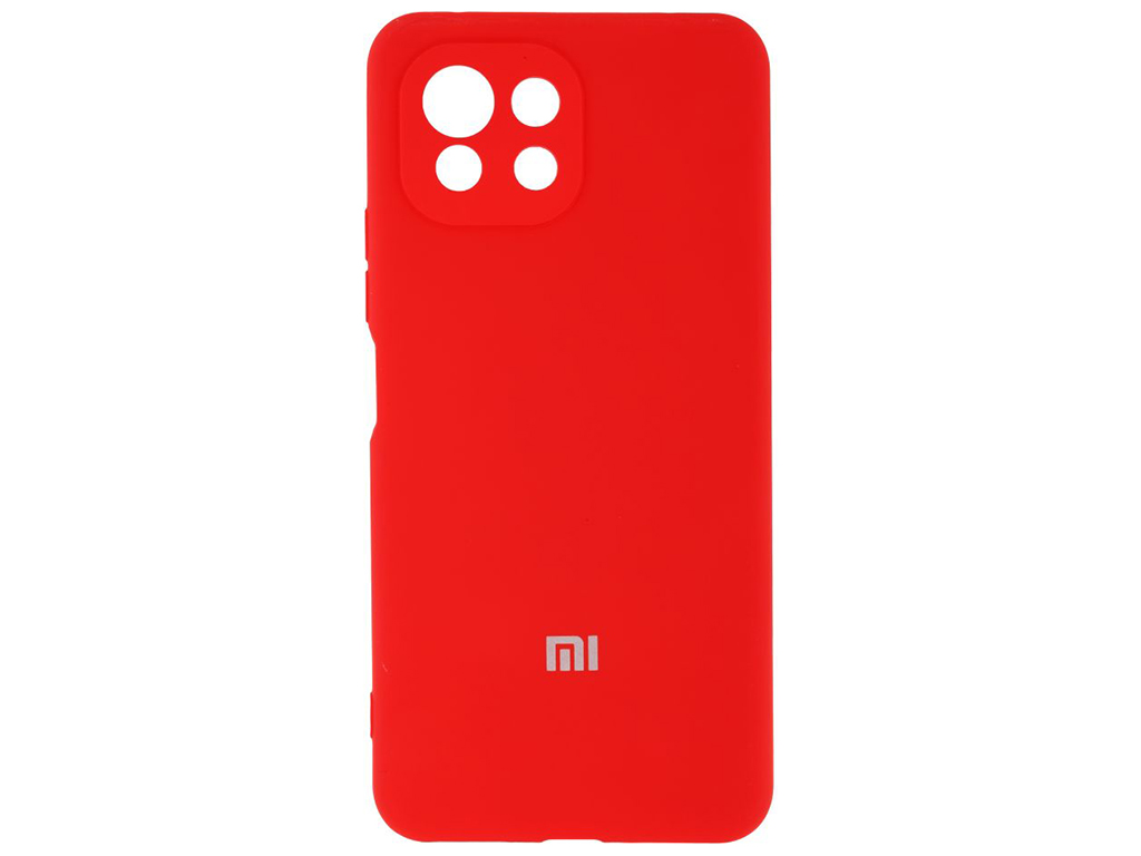 Чехол Full Case with frame для Xiaomi Redmi Mi 11 Lite Цвет 14, Red