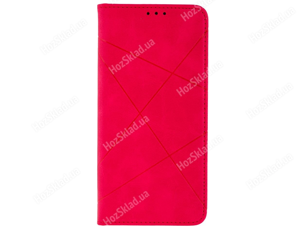 Чехол-книжка Business Leather для Samsung Galaxy A32 4G Цвет Малиновый