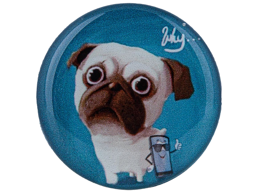 Держатель для телефона PopSocket Circle, Pug 07