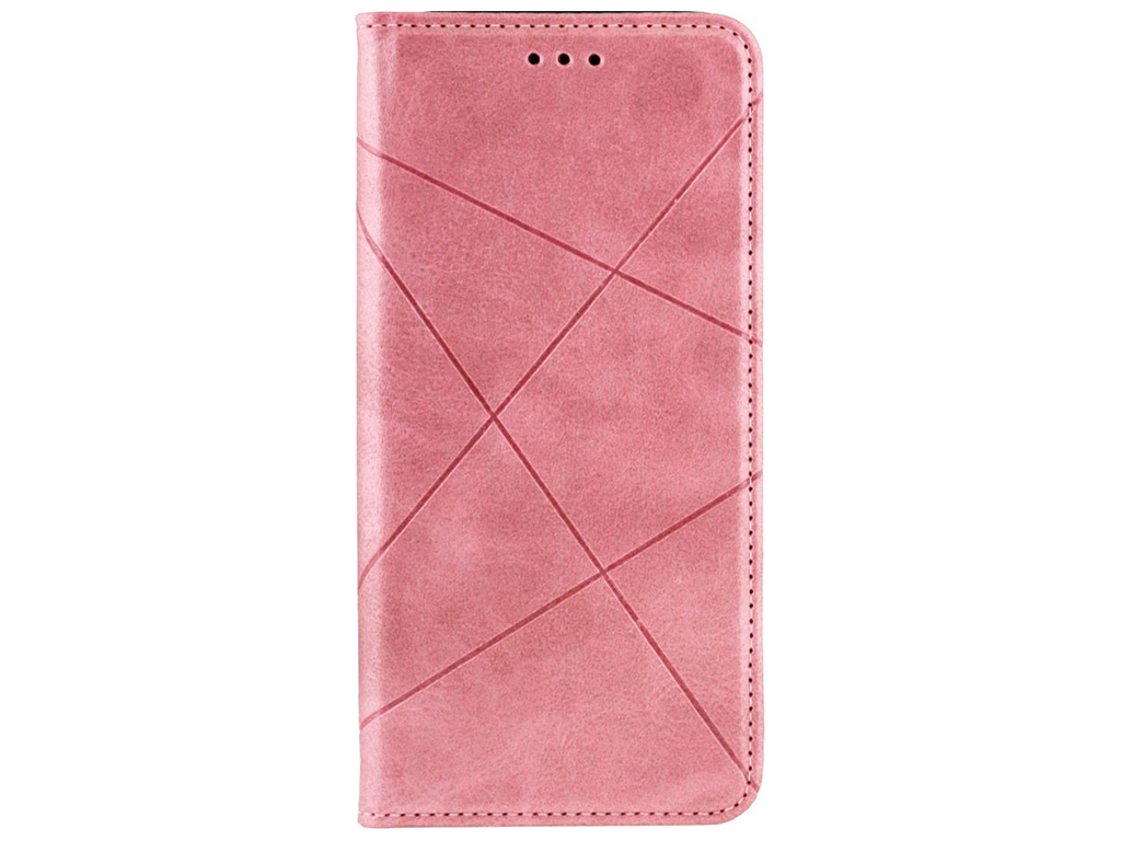 Чохол книжка Business Leather для Xiaomi Redmi Note 10S Колір Рожевий