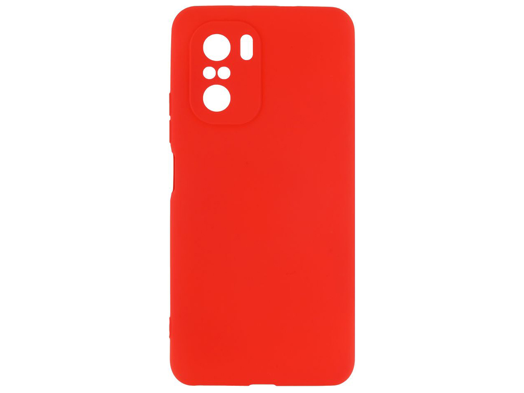 Чехол Full Case No Logo with frame для Xiaomi Poco F3 Цвет 14, Red