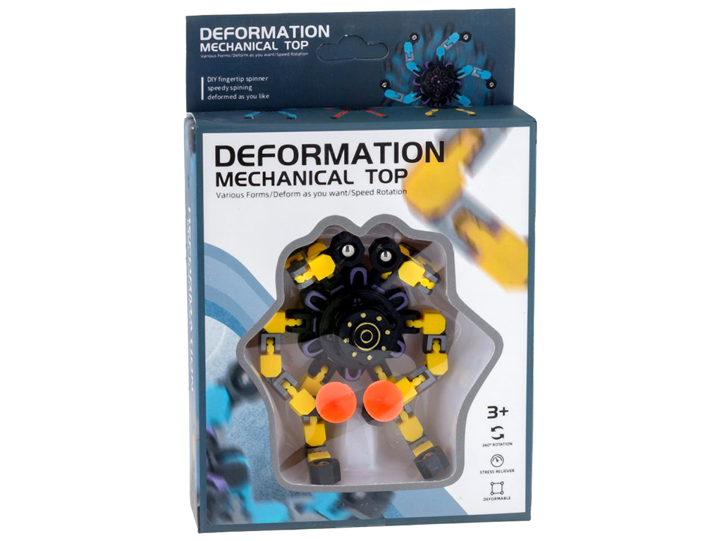 Спінер Fingertip Mechanical Gyroscope with velcro ( Гарантія 14 днів ), Червоний