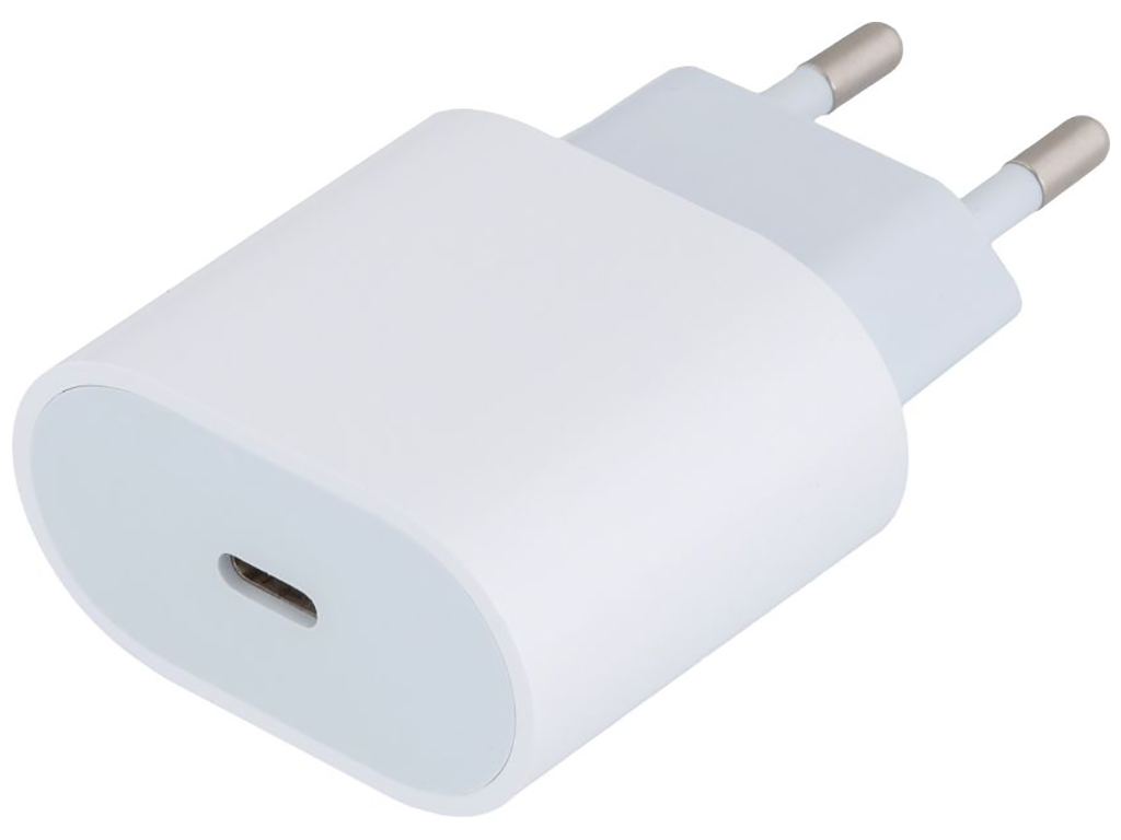 Мережевий зарядний пристрій Apple репліка PD 5V 2A Колір Бiлий