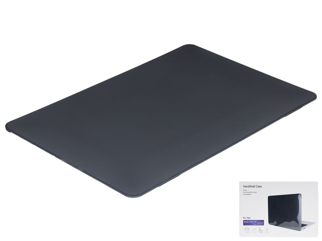 Чехол HardShell Case for MacBook 13.3 Pro (A1706/A1708/A1989/A2159/A2289/A2251/A2338) Цвет Black