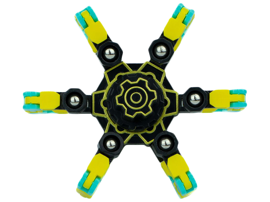 Спінер Fingertip Mechanical Gyroscope with night luminescence ( Гарантія 14 днів ), Жовтий
