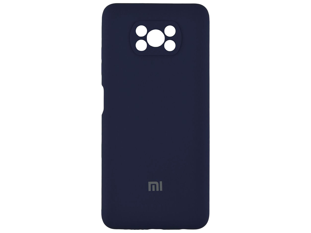Чехол Full Case HQ with frame для Xiaomi Poco X3/X3 Pro Цвет 08, Dark blue