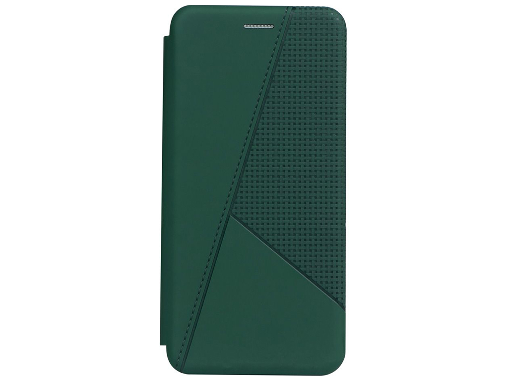 Чехол-книжка кожа Twist для Tecno Spark 7 Цвет 3, Dark Green