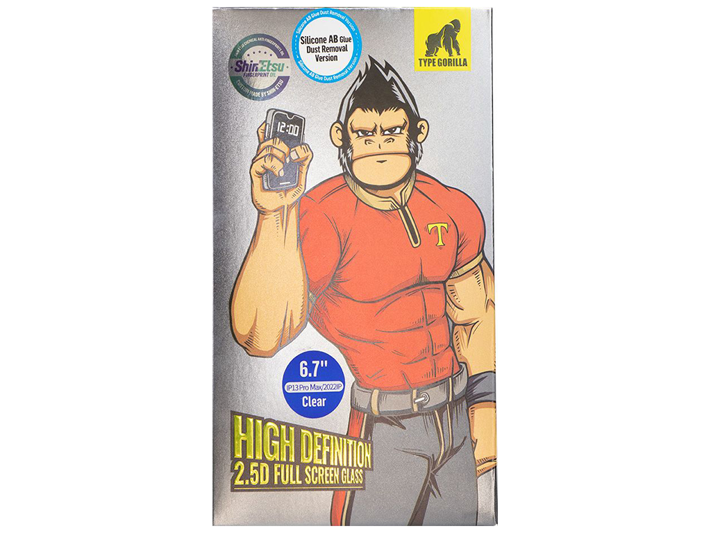 Защитное Стекло Type Gorilla 0.26мм 2.5D HD NPT1 для iPhone 13 Pro Max/14 Plus Цвет Прозрачный