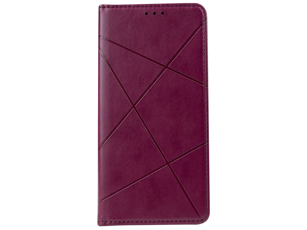 Чохол-книжка Business Leather для Xiaomi Mi 12 Pro Колір Бордо