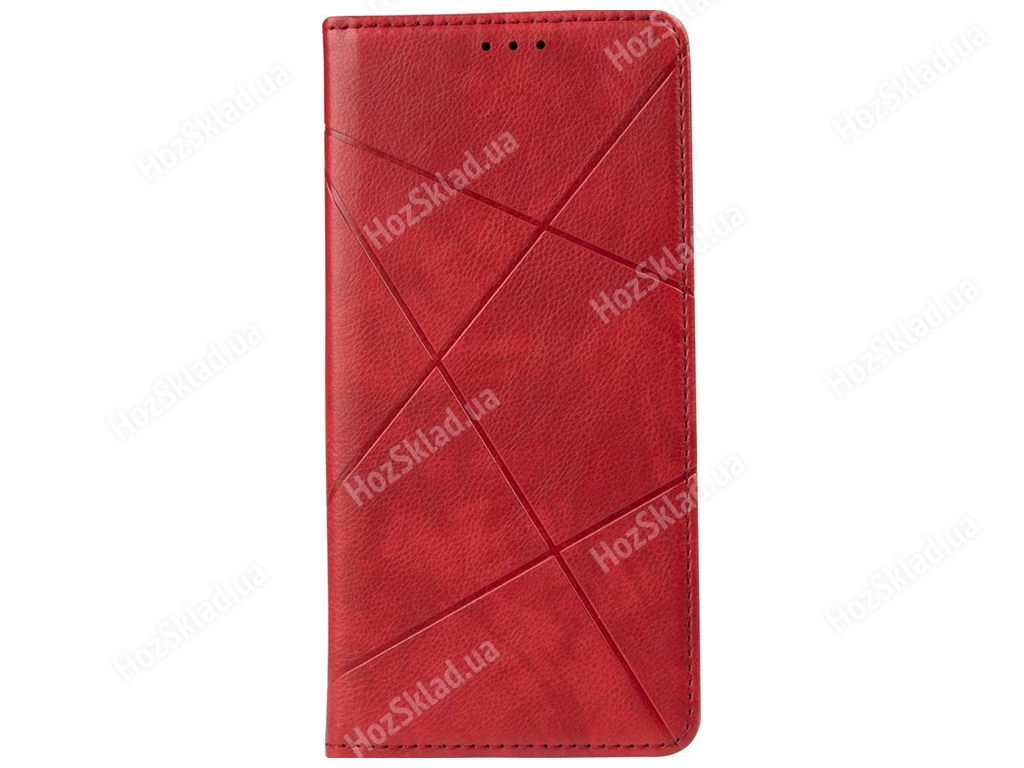 Чехол-книжка Business Leather для Realme GT Neo2T Цвет Красный