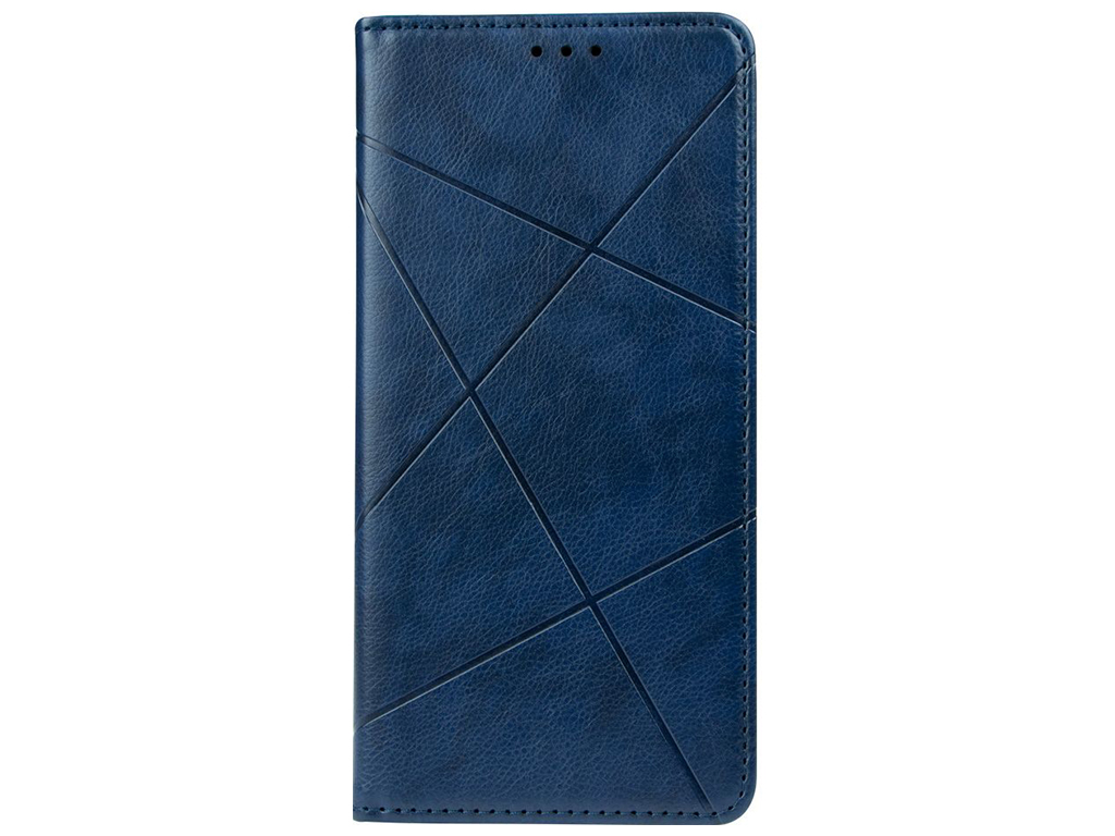 Чехол-книжка Business Leather для Realme 8 Цвет Синий