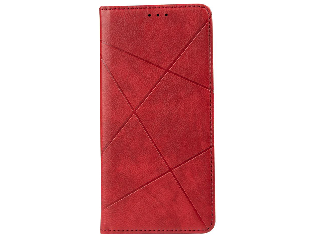 Чохол-книжка Business Leather для Realme 8 Колір Червоний