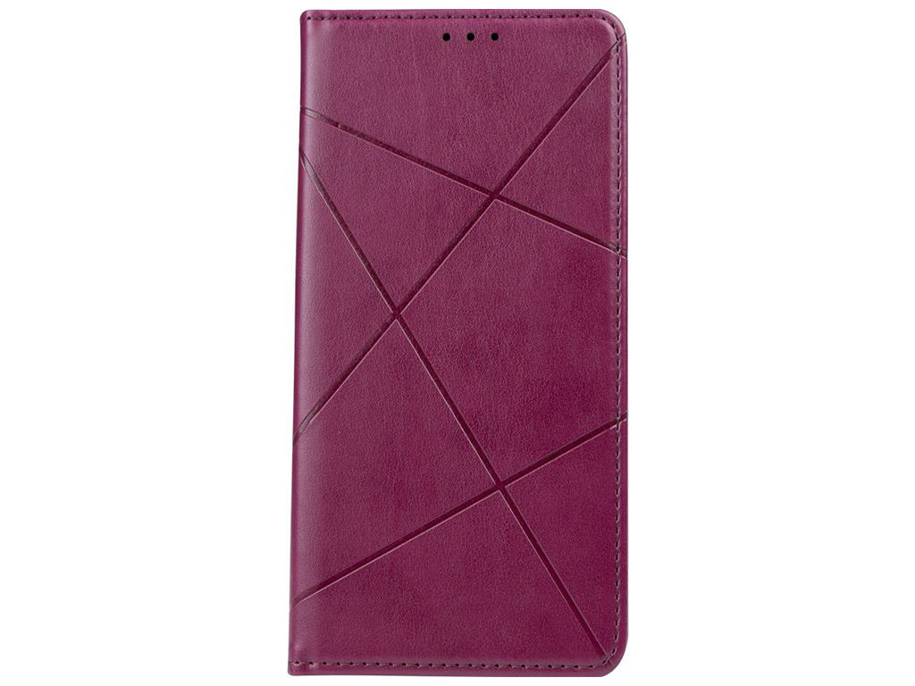Чехол-книжка Business Leather для Samsung Galaxy A03 Цвет Бордо
