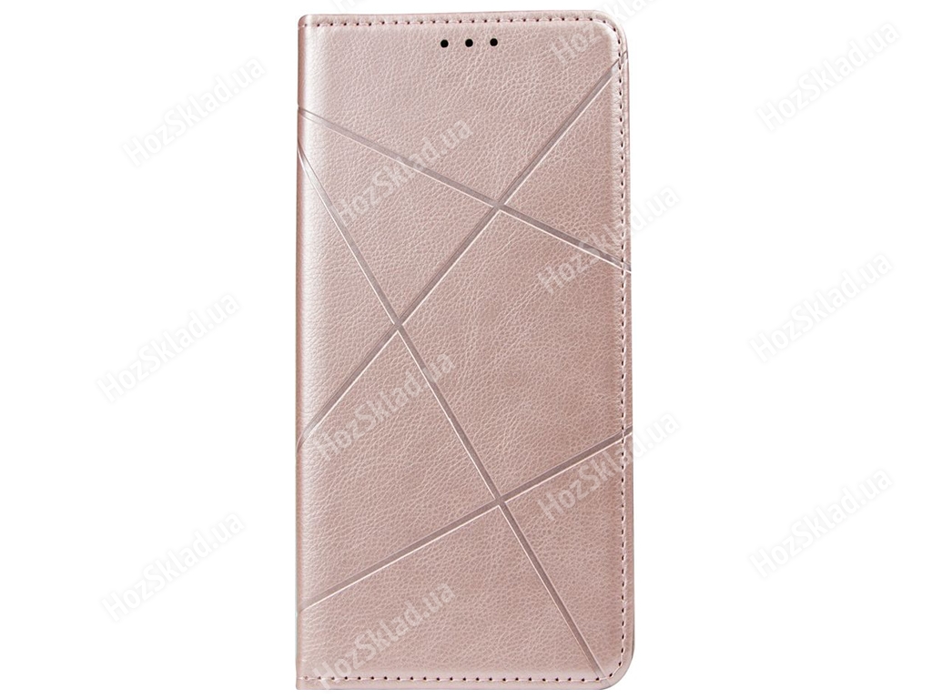 Чехол-книжка Business Leather для Samsung Galaxy A03 Цвет Розовый