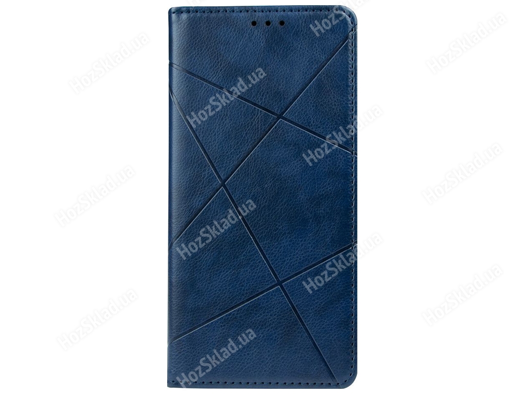 Чехол-книжка Business Leather для Samsung Galaxy A03 Цвет Синий