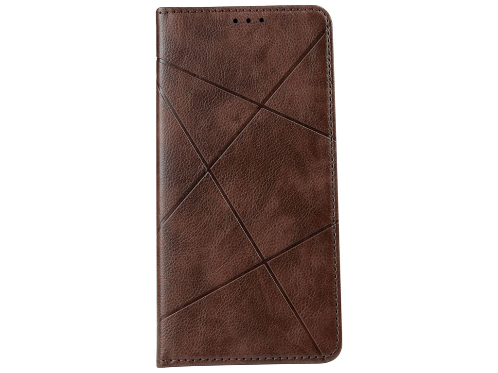 Чехол-книжка Business Leather для Xiaomi Mi 12 Pro Цвет Коричневый