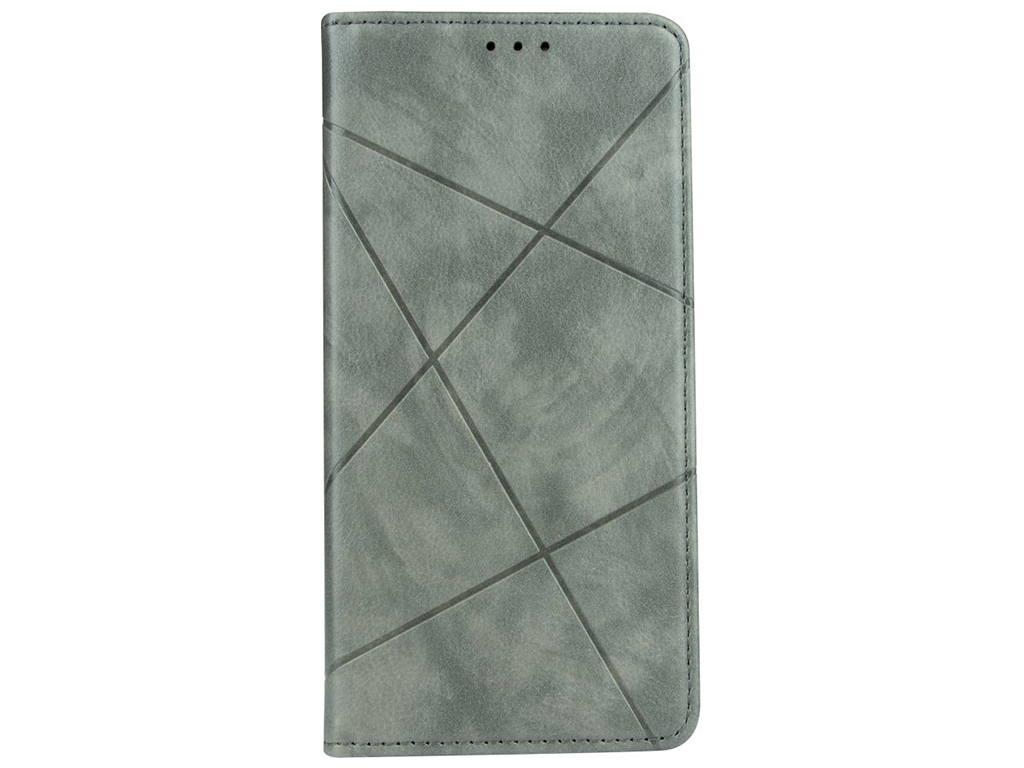 Чехол-книжка Business Leather для Samsung Galaxy A12 Eur Ver Цвет Серый