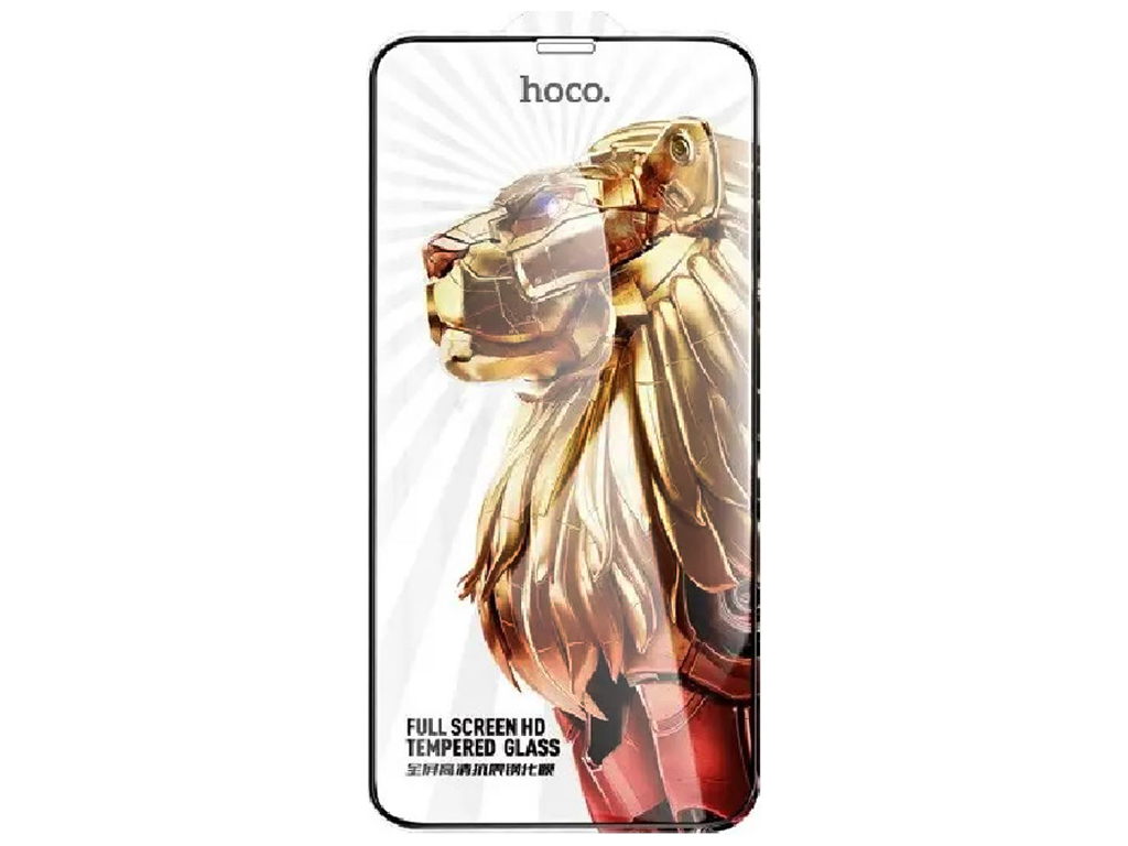ПОШТУЧНО (тех.пак) Защитное стекло Hoco G12 5D for Apple Iphone XS Max/11 Pro Max Чёрный