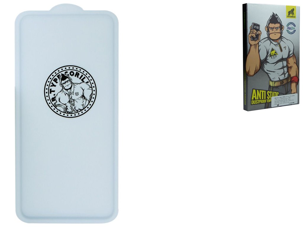 Захисне скло Type Gorilla TG 2.5D Silk для Samsung A53 4G/5G|Realme6/6S|RedmiNote11/11S Колір Чорний