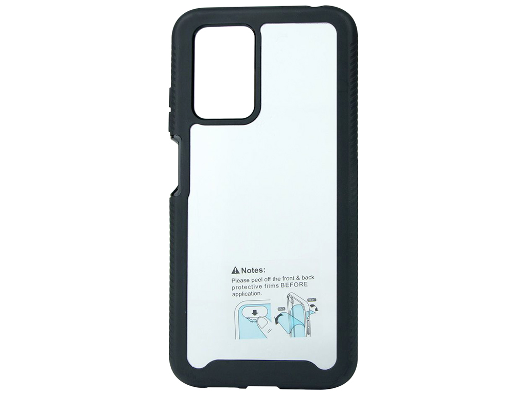 Чехол Shockproof Black Frame+ Transparent Back для Xiaomi Redmi 10 2022 4G Цвет 18, Black