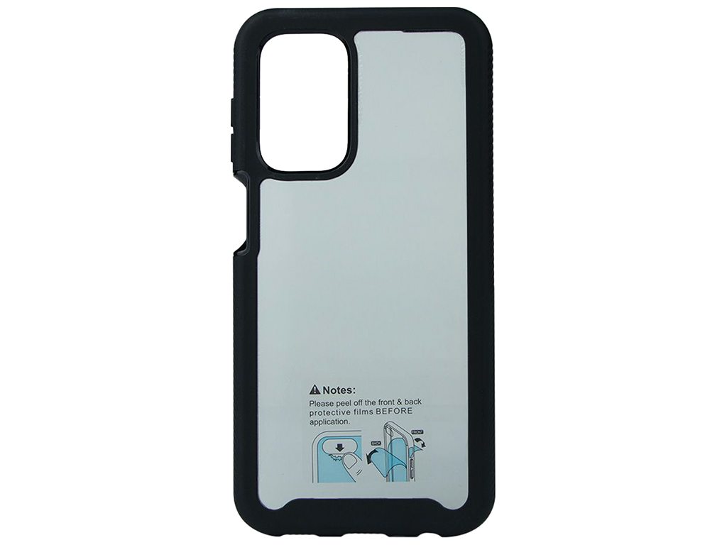 Чехол Shockproof Black Frame+ Transparent Back для Samsung A23 4G/5G Цвет 18, Black