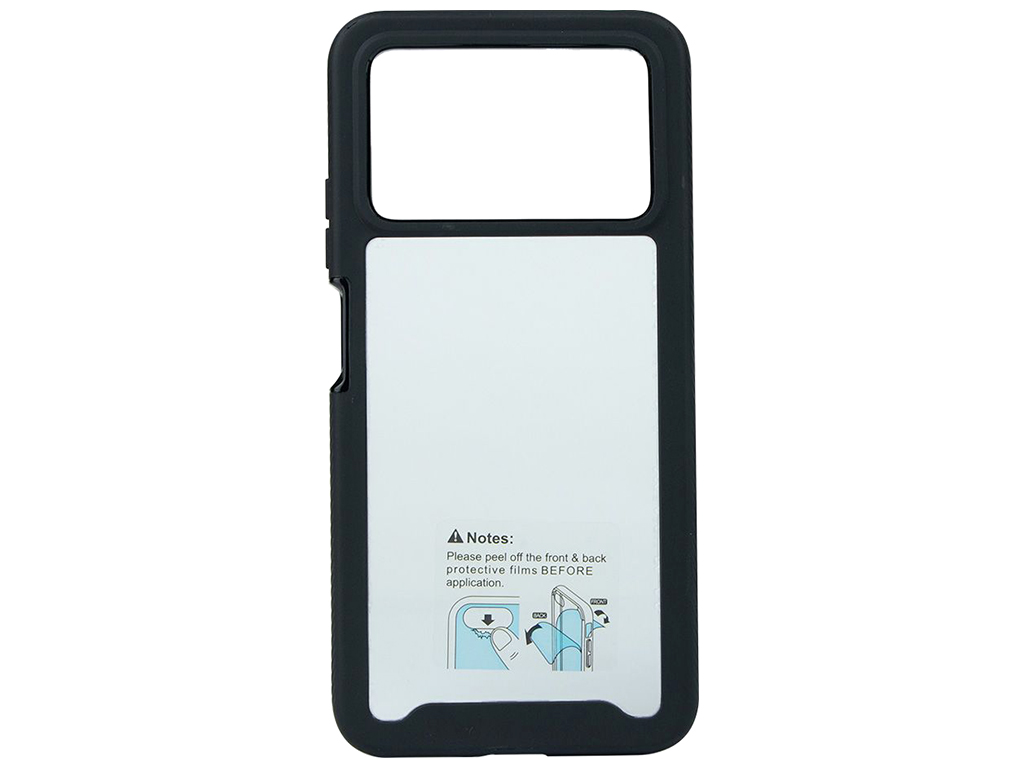 Чехол Shockproof Black Frame+ Transparent Back для Poco X4 Pro 5G Цвет 18, Black