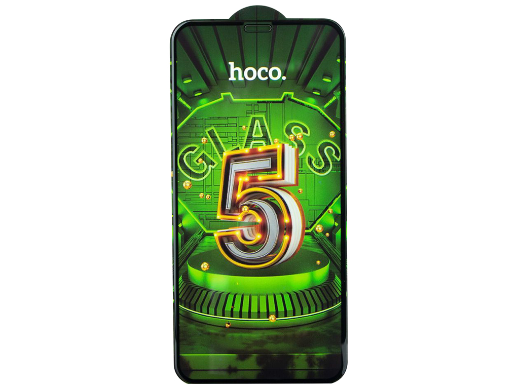 ПОШТУЧНО (тех.пак) Защитное стекло Hoco G12 5D for Apple Iphone X/XS/11 Pro Чёрный