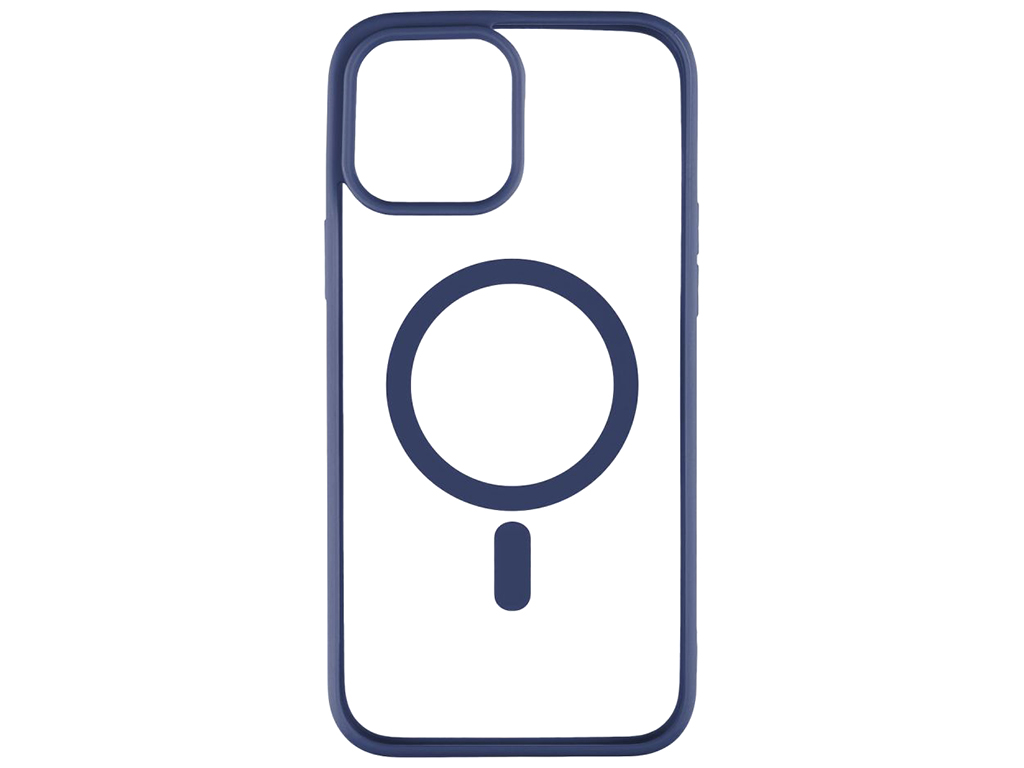 Чохол Color+MagSafe для iPhone 13 Pro Max Колір 08, Темний Синій