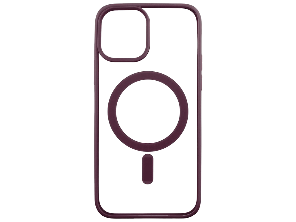 Чехол Color+MagSafe для iPhone 12/12 Pro Цвет 07, Bordo