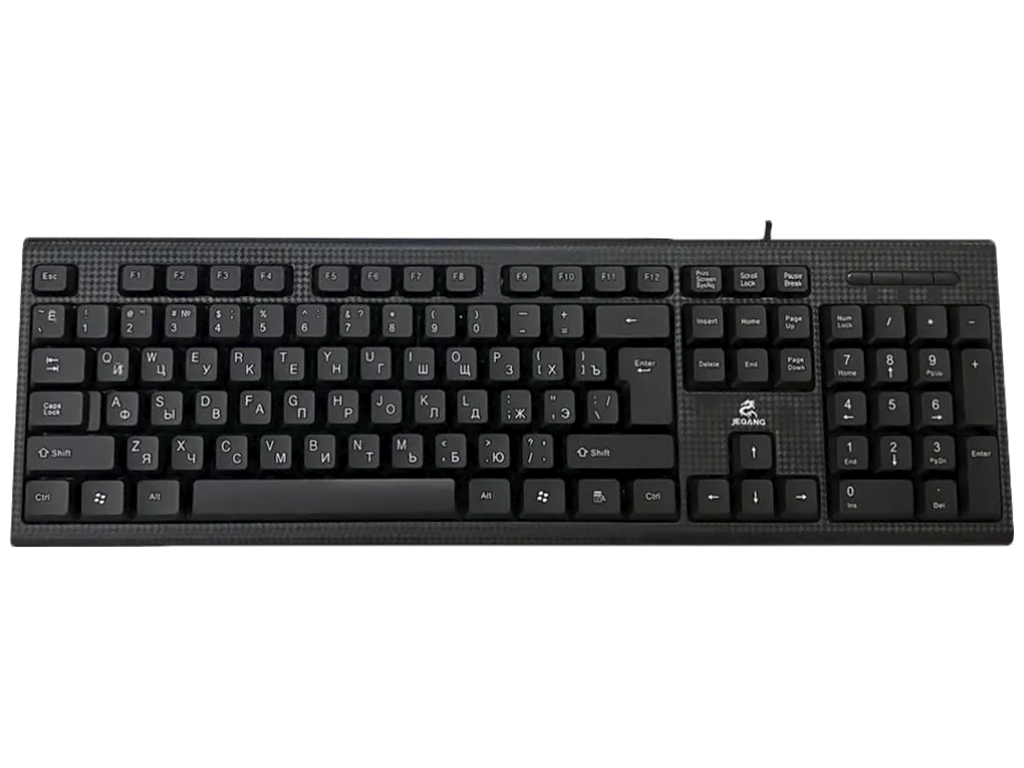 Клавіатура JEQANG JK-906 Колір Чорний