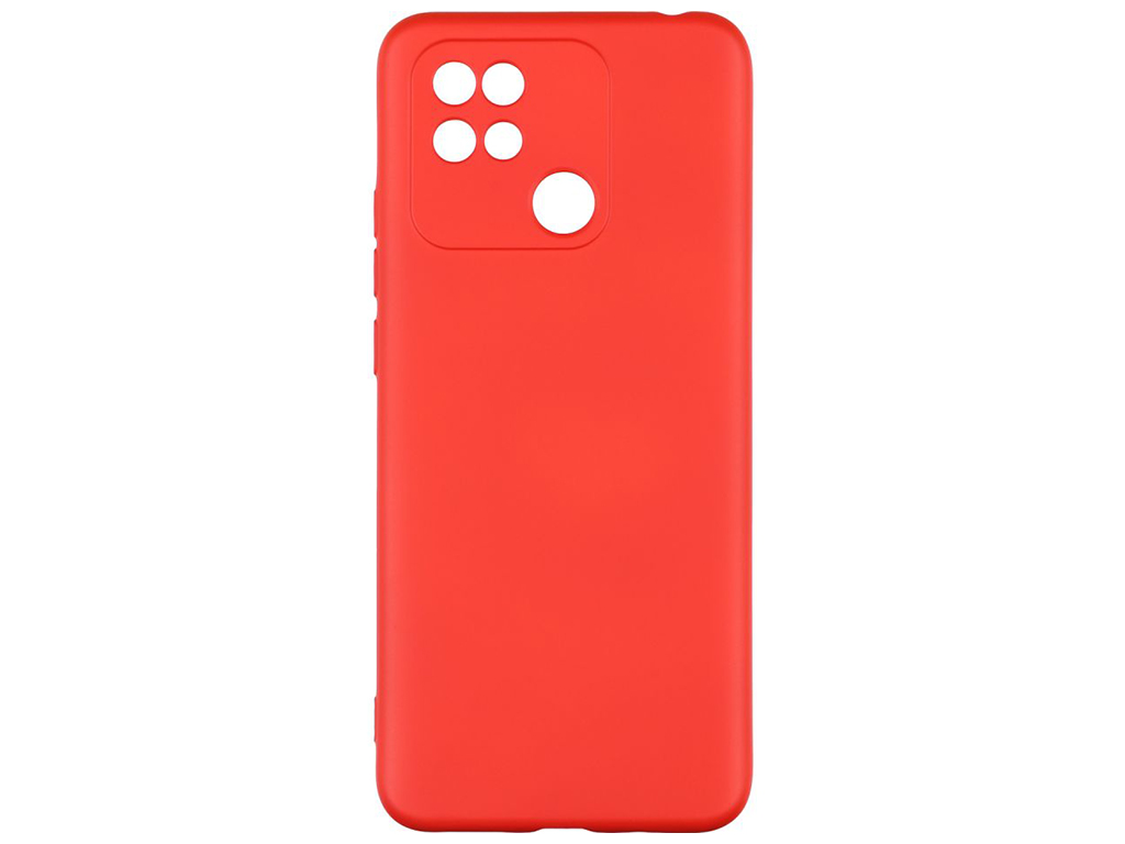 Чохол Full Case TPU+Silicone Touch No Logo для Xiaomi Redmi 10C 4G Колір 14, Червоний
