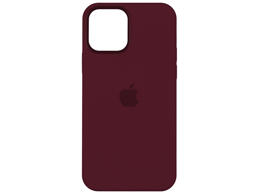 Чехол Original Silicone+MagSafe для iPhone 12/12 Pro Цвет 7, Plum