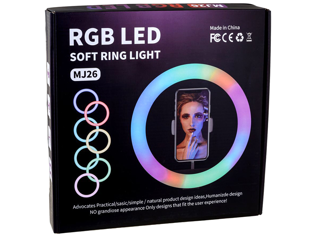 Лампа RGB MJ26 26см мятая упаковка Цвет Черный