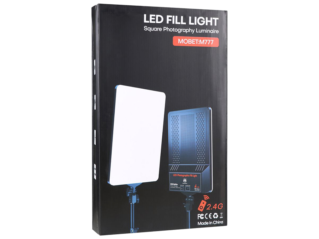 Лампа LED Camera Light 19 Remote (M777) мятая упаковка, Чёрный