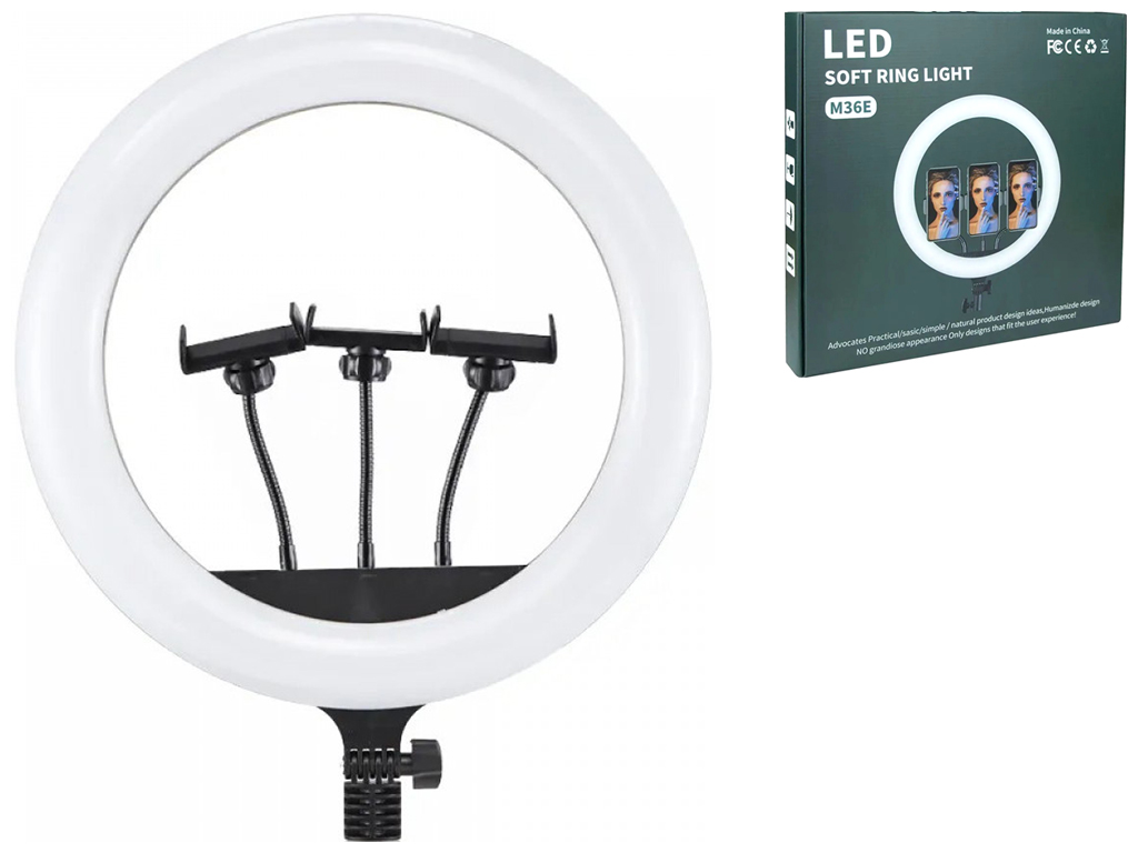 Лампа Fill Light 36см 14 мятая упаковка, Чёрный