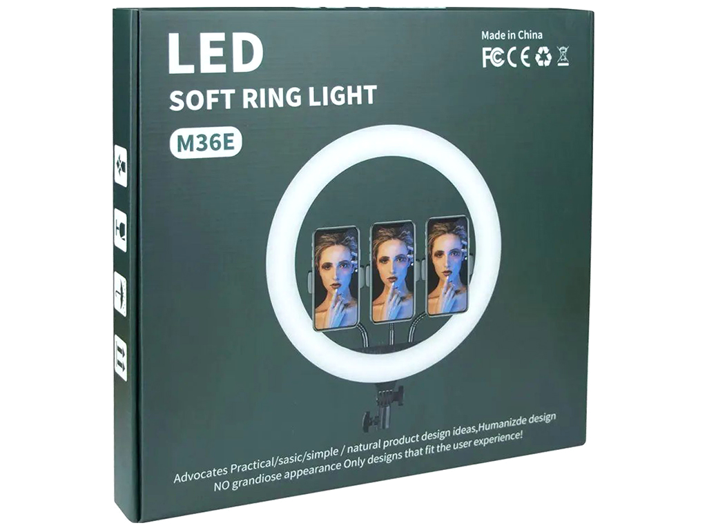 Лампа Fill Light 36см 14 мятая упаковка, Чёрный