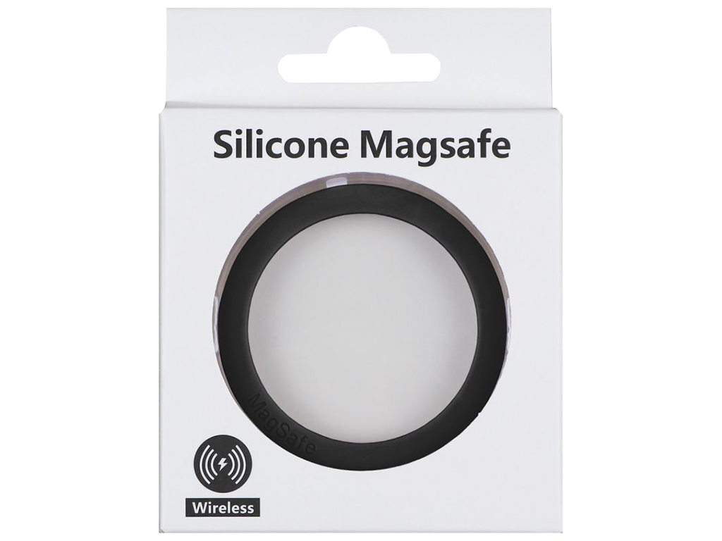Кольцо Silicone MagSafe Черный,1