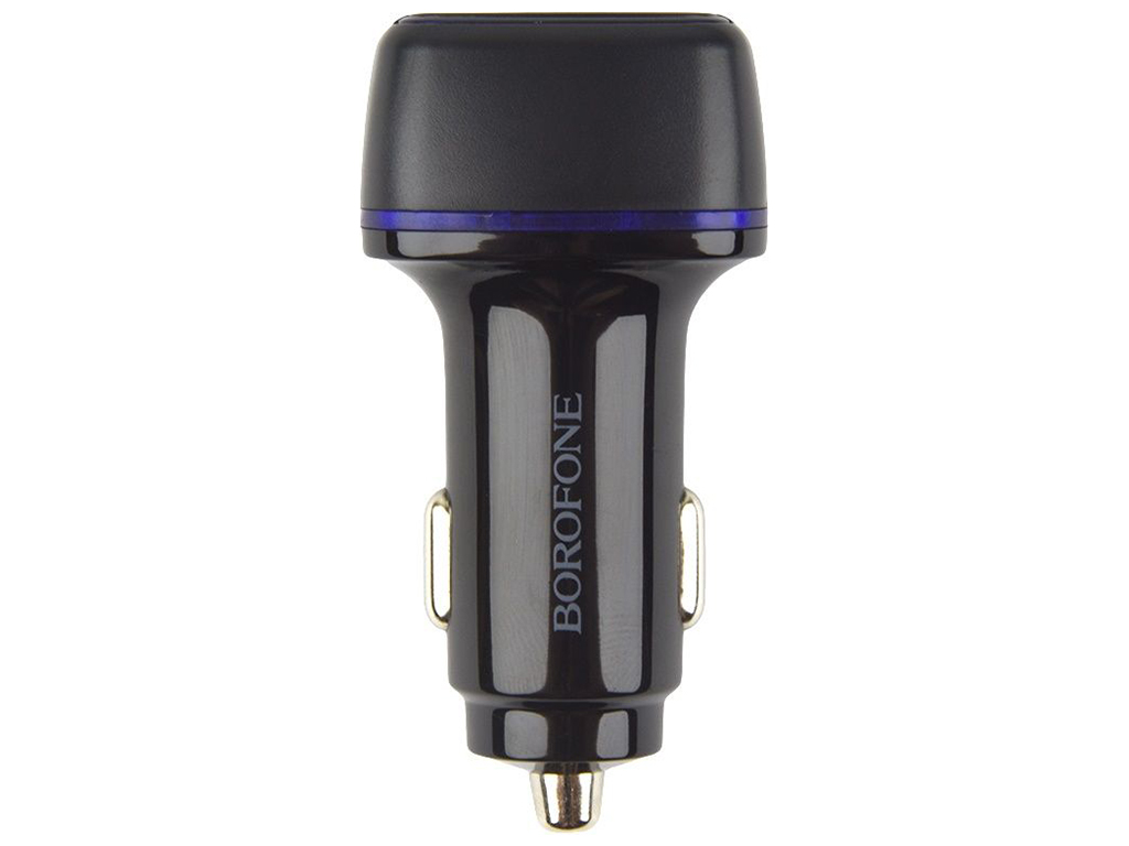 Автомобільний Зарядний Пристрій Borofone BZ14A PD20W+QC3.0 Type-C to Type-C 3A М'ята упаковка Колір 
