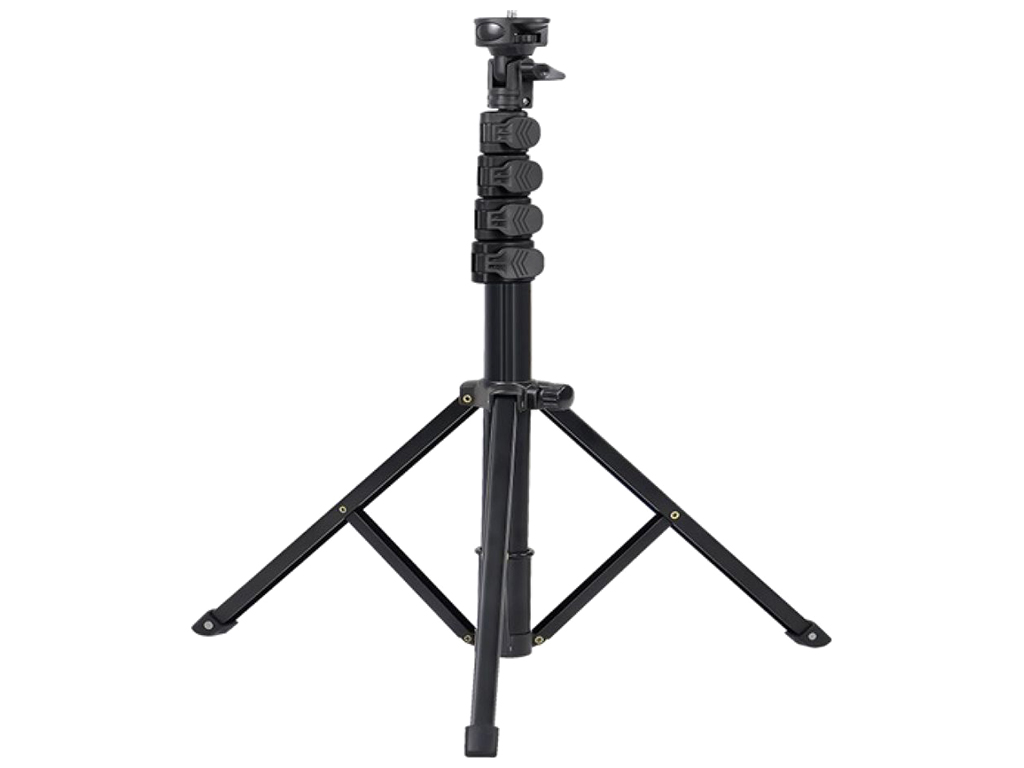 Штатив 1.6м c Пов Головой и Клипсами Bag без Упаковки, Чёрный