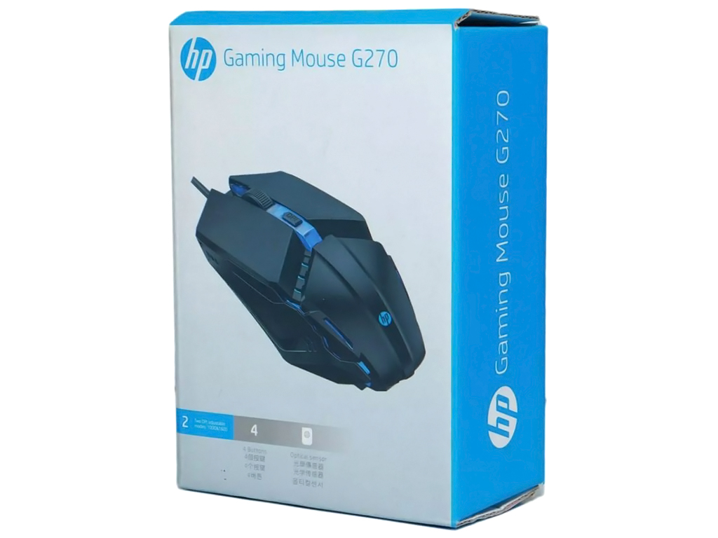 USB Мышь Игровая HP G270, Чёрный
