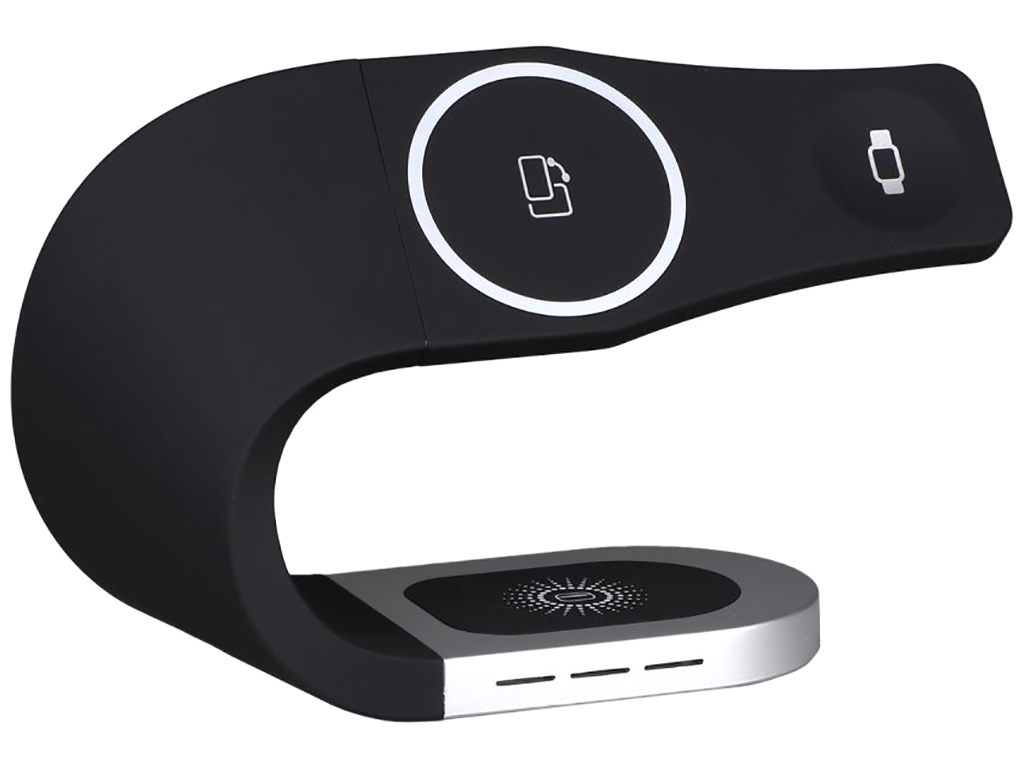 Бездротовий Зарядний Пристрій з MagSafe Y35 3in1 3.0A 15W, чорний