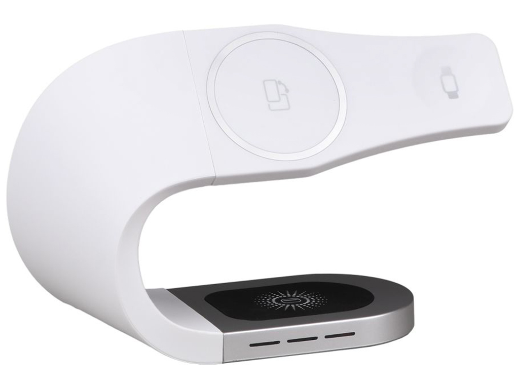Бездротовий Зарядний Пристрій з MagSafe Y35 3in1 3.0A 15W, бiлий