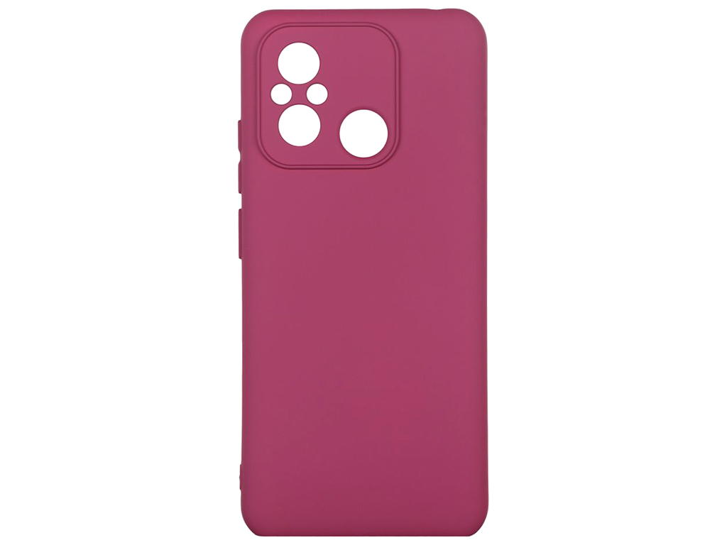 Чехол Silicone Cover Full Camera (A) для Xiaomi Redmi 12C, цвет 42.Maroon