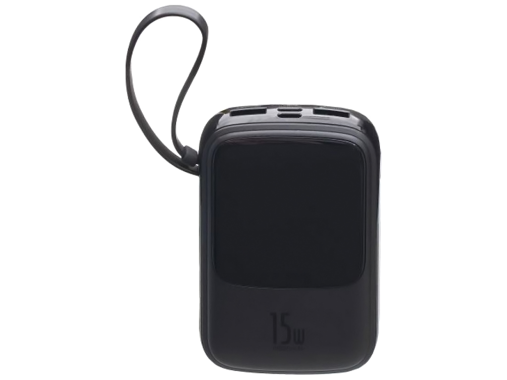 Універсальна мобільна батарея Baseus PPQD-B Q Pow With IP 3A 15W 10000 mAh Колір Чорний