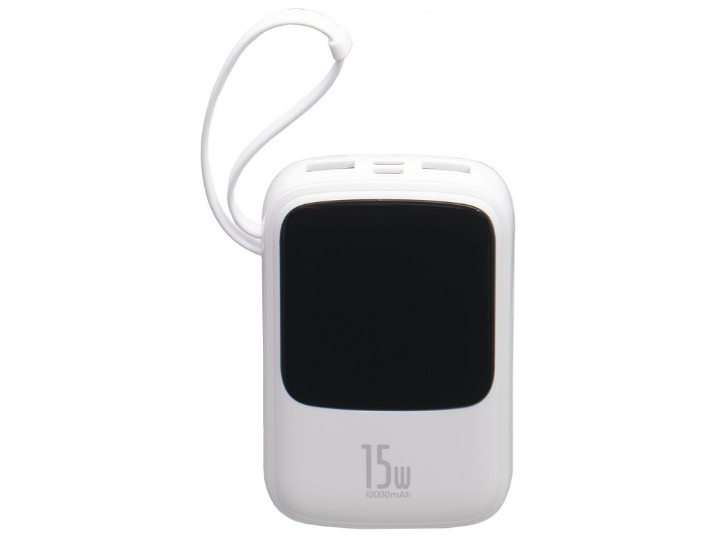 Универсальная мобильная батарея Baseus PPQD-B Q Pow With IP 3A 15W 10000 mAh Цвет Белый, 02