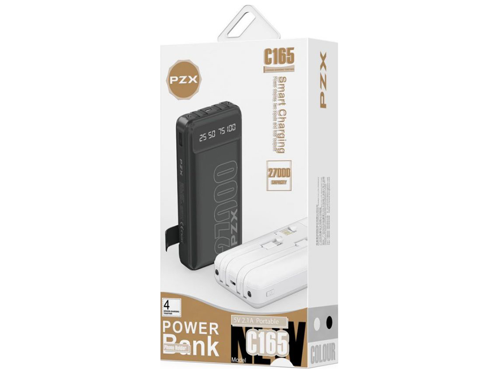Power Bank Kingleen PZX C165 27000 mAh Цвет Белый