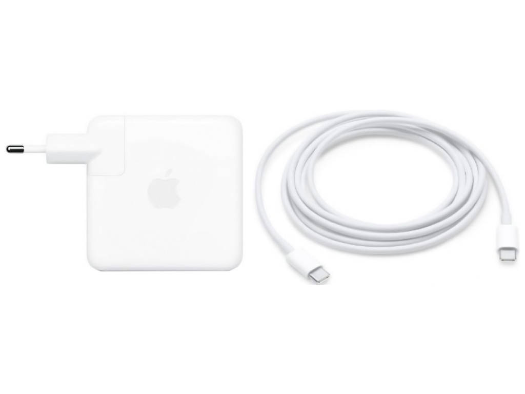 Мережевий Зарядний Пристрій Macbook USB-C PD96W 1:1 М'ята упаковка Колір Білий